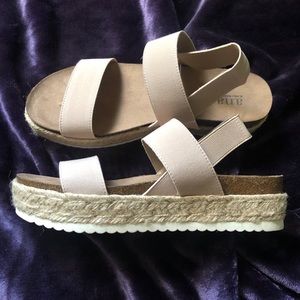 a.n.a sandals New w/o tags